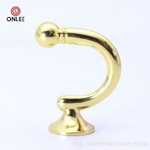 Cabinet hook miaraka amin'ny fitaovana alloy zinc